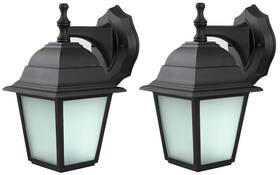 Iol160tbk-c Canarm 062345295558 Deacon 1 Bulb Outdoor Light Black 2 Fixtures