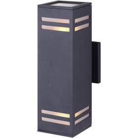 Iol308bk Canarm Lighting Madison 2 Light 13 Inch Black Outdoor Wall