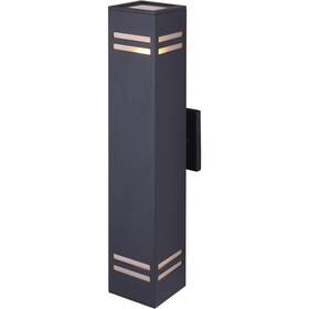 Iol309bk Canarm Lighting Madison 2 Light 20 Inch Black Outdoor Wall