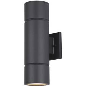 Iol573bk Canarm Lighting Taylin 2 Light 13 Inch Black Outdoor Up/down