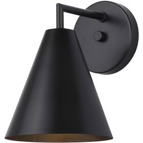 Iol579bk Canarm Lighting Emeri 1 Light 10 Inch Matte Black Outdoor Down