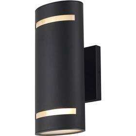 Iol640bk Canarm Lighting Ravyn 2 Light 6 Inch Black Outdoor Lantern