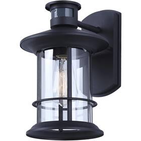 Iol717bk Canarm Lighting Dakota 1 Light 12.5 Inch Black Outdoor Wall Lantern