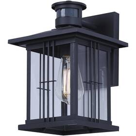 Iol718bk Canarm Lighting Grant 1 Light 12 Inch Black Outdoor Wall Lantern
