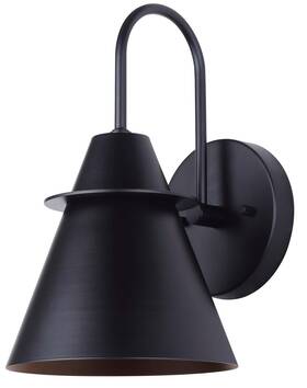 Canarm Ltd 062345492810 Marloe Outdoor Down Light Matte Black 60w 7 Inch W X 11.5 H 8.5 D