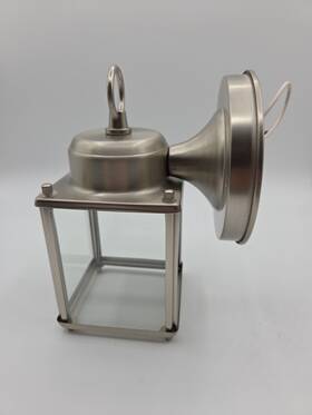 Iol3bn Canarm / Westinghouse Wall Lantern Outdoor Light Fixture Sconce Glass Panels -brushed Nickel Iol3bn Canarm / Westinghouse Wall Lantern Outdoor Light Fixture Sconce Glass Panels -brushed Nickel