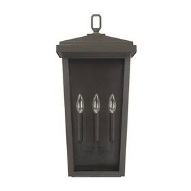 Capital Lighting 841740129695 Oiled Bronze Donnelly 3-light 24 Inch Outdoor Wall Sconce 926232oz