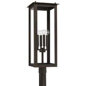 934643 Capital Lighting 841740177474 Hunt 4 Light 29 Inch Tall Post - Bronze 934643 Capital Lighting 841740177474 Hunt 4 Light 29 Inch Tall Post - Bronze