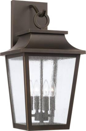 Capital Lighting 841740178839 953341oz Chandler Transitional Antiqued Glass Outdoor Wall L