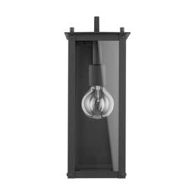 934611bk Capital Lighting 934611 Black Hunt Single Light 15 Inch H Outdoor Wall Sconce