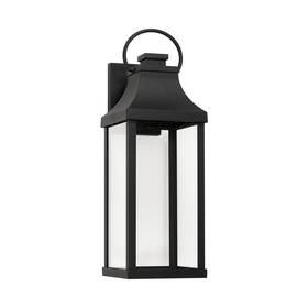 946421bk-gl Capital Lighting 946421-gl Bradford 21 Inch Tall Outdoor Wall Sconce - Black 946421bk-gl Capital Lighting 946421-gl Bradford 21 Inch Tall Outdoor Wall Sconce - Black
