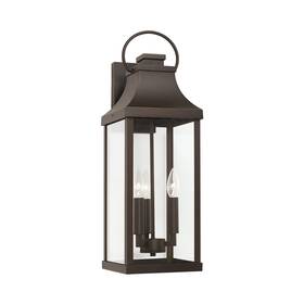 946431 Capital Lighting Bradford 3 Light 24 Inch Tall Outdoor Wall