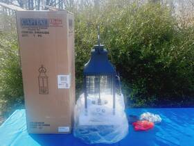 946442bk Capital Lighting Bradford - 4 Light Outdoor Hanging Lantern Black New