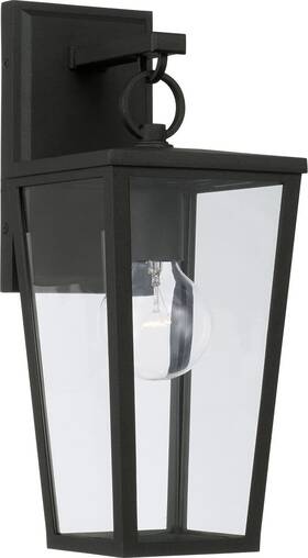 948111bk Capital Lighting Elliott Transitional Industrial Clear Glass Outdoor Wa 948111bk Capital Lighting Elliott Transitional Industrial Clear Glass Outdoor Wa