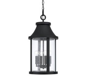 953644bk Capital Lighting 953644 Bridger 4 Light 12 Inch W Outdoor Pendant - Black