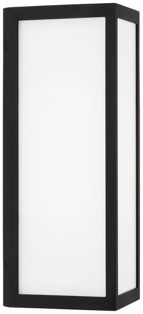 954711bk-ld Capital Lighting 954711-ld Irvin 15 Inch Tall Led Outdoor Wall Sconce - Black