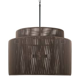 956341uk Capital Lighting 956341 Jasper 4 Light 29 Inch W Outdoor Pendant - Umber / Black