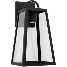 943712bk-gl Capital Lighting Fixtures Open Box Leighton Outdoor Wall Light Black