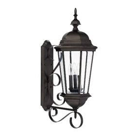 9723ob Capital Lighting Three Light Outdoor Wall Lantern Carriage House 3