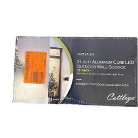 Ca2194-2w Cattleya 724164426628 2-light Cube Led Outdoor Wall Sconces Ca2194-2w Cattleya 724164426628 2-light Cube Led Outdoor Wall Sconces
