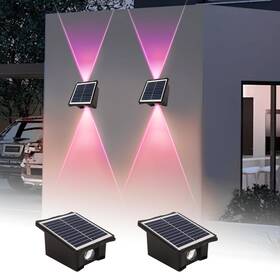 Xqdsx-2 Cecanndila Solar Powered Outdoor Led Lights Waterproof Wall Sconces 2 Leds Fence Light Xqdsx-2 Cecanndila Solar Powered Outdoor Led Lights Waterproof Wall Sconces 2 Leds Fence Light