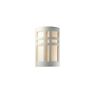 Cer-7295w-bis Justice Design Ambiance Lrg Cross Sconce Outdr Open Top Bot Cer-7295w-bis Justice Design Ambiance Lrg Cross Sconce Outdr Open Top Bot