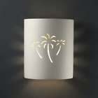 Cer-9010w-bis-palm-led1-1000 Justice Design Group Sun Dagger Outdoor Wall Scon