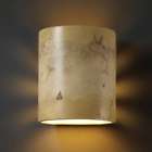 Cer-9010w-trag-ncut-led1-1000 Justice Design Group Sun Dagger Outdoor Wall Sco