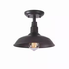 Hdp99195brn Ceybo 10ftft 1-light Outdoor Grey Mini Pendant Light Farmhouse Barn Style