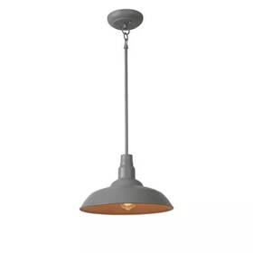 Hdp99215grn Ceybo 14ftft Grey Mini Pendant Ceiling Light 1-light Indoor/outdoor Farmhouse Barn Shad