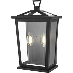 Chandeliers4less 196683029169 Outdoor Wall Sconce Light Fixture Glass Exterior Porch Walkway Lantern Lamp 14 Inch Chandeliers4less 196683029169 Outdoor Wall Sconce Light Fixture Glass Exterior Porch Walkway Lantern Lamp 14 Inch