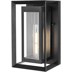 Chandeliers4less 196683029657 Outdoor Wall Sconce Light Fixture Clear Glass Exterior Porch Walkway Patio 12 Inch