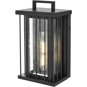 Chandeliers4less 196683029671 Outdoor Wall Sconce 1 Light Fixture Seedy Glass Exterior Porch Walkway Lamp 12 Inch