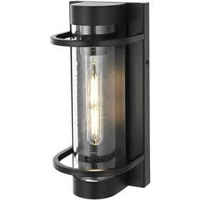 Chandeliers4less 196683029824 Outdoor Wall Sconce Light Fixture Seedy Glass Exterior Porch Walkway Lamp 12.5 Inch
