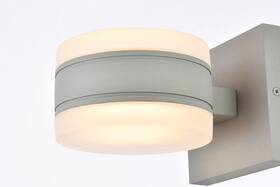Chandeliers4less 842814173781 Outdoor Wall Sconce Silver Modern Led Porch Patio Walkway Balcony Light Fixture