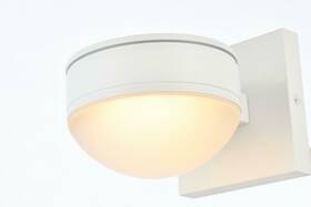 Chandeliers4less 842814173859 White Modern Outdoor Led Porch Patio Walkway Wall Sconce Exterior Light Fixture