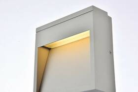 Chandeliers4less 842814173996 Silver Outdoor Led Porch Patio Pathway Walkway Balcony Wall Sconce Light Fixture