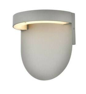 Chandeliers4less 842814174153 Outdoor Wall Sconce Silver Modern Led Porch Patio Pathway Exterior Light 9 Inch
