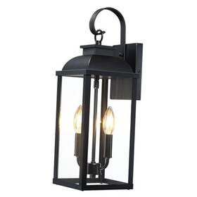 B06150p Chonor Lighting 18.7ftft Large Outdoor Wall Sconce 2-light Black Exterior Front Porch Light