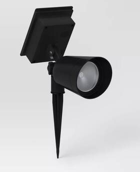 Chowsing Pet Store 936110342870 2pk Short Solar Led Outdoor Spotlights Matte Black Chowsing Pet Store 936110342870 2pk Short Solar Led Outdoor Spotlights Matte Black