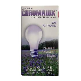 0902106 Chromalux 738041111507 Frosted Light Bulb