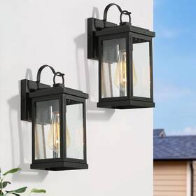 Classy Leaves 735940924351 Black Outdoor Light Fixture 2 Pack Modern Farmhouse Exterior Wall Classy Leaves 735940924351 Black Outdoor Light Fixture 2 Pack Modern Farmhouse Exterior Wall