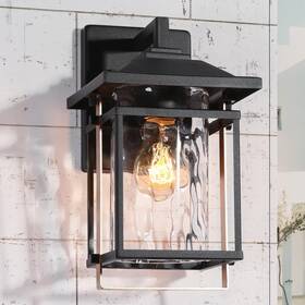 Classy Leaves 735940925051 Outdoor Wall Lights Exterior Sconces Light Fixtures With Textured Glass