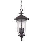 8002eh Clear Lighting 2 Light Trinity Cornerstone Outdoor Pendant Lantern