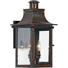Cm8410ac Quoizel Chalmers Tall Outdoor Wall Sconce With Clear 611728130261