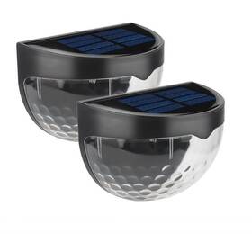 202142 Cocostor Solar Half Round Wall Light Outdoor Waterproof Lanterns - Black