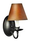 W18437-42 Collection Rust Sconce Imports Light 1 Colonial Wall World Uptown