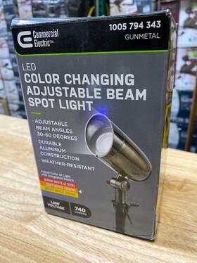1020 Commercial Electric 815710020237 Low Voltage 12 Volt Brass Led Spotlight 14 Watt Lumens 1020 Commercial Electric 815710020237 Low Voltage 12 Volt Brass Led Spotlight 14 Watt Lumens