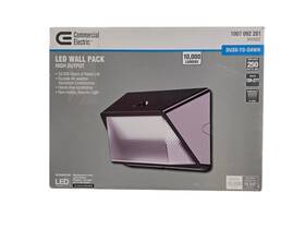Prwx80-h-pc-4k-bz Commercial Electric 675w Equivalent Led Bronze Outdoor Pack Light