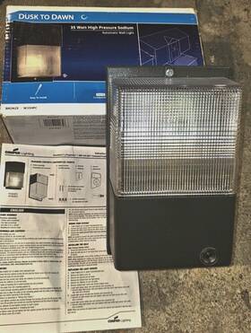 W35hpc Cooper Lighting 044427000656 35w High Pressure Sodium Automatic Wall Light Dusk 2 Dawn W35hpc Cooper Lighting 044427000656 35w High Pressure Sodium Automatic Wall Light Dusk 2 Dawn